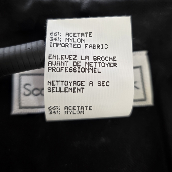 Vintage 80s 90s Scott McClintock Velvet Strapless Dress Embellished Bolero Set - Picture 14 of 14